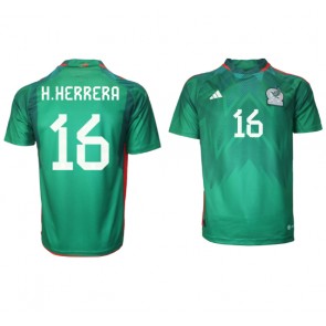 Lacne Muži Futbalové dres Mexiko Hector Herrera #16 MS 2022 Krátky Rukáv - Domáci